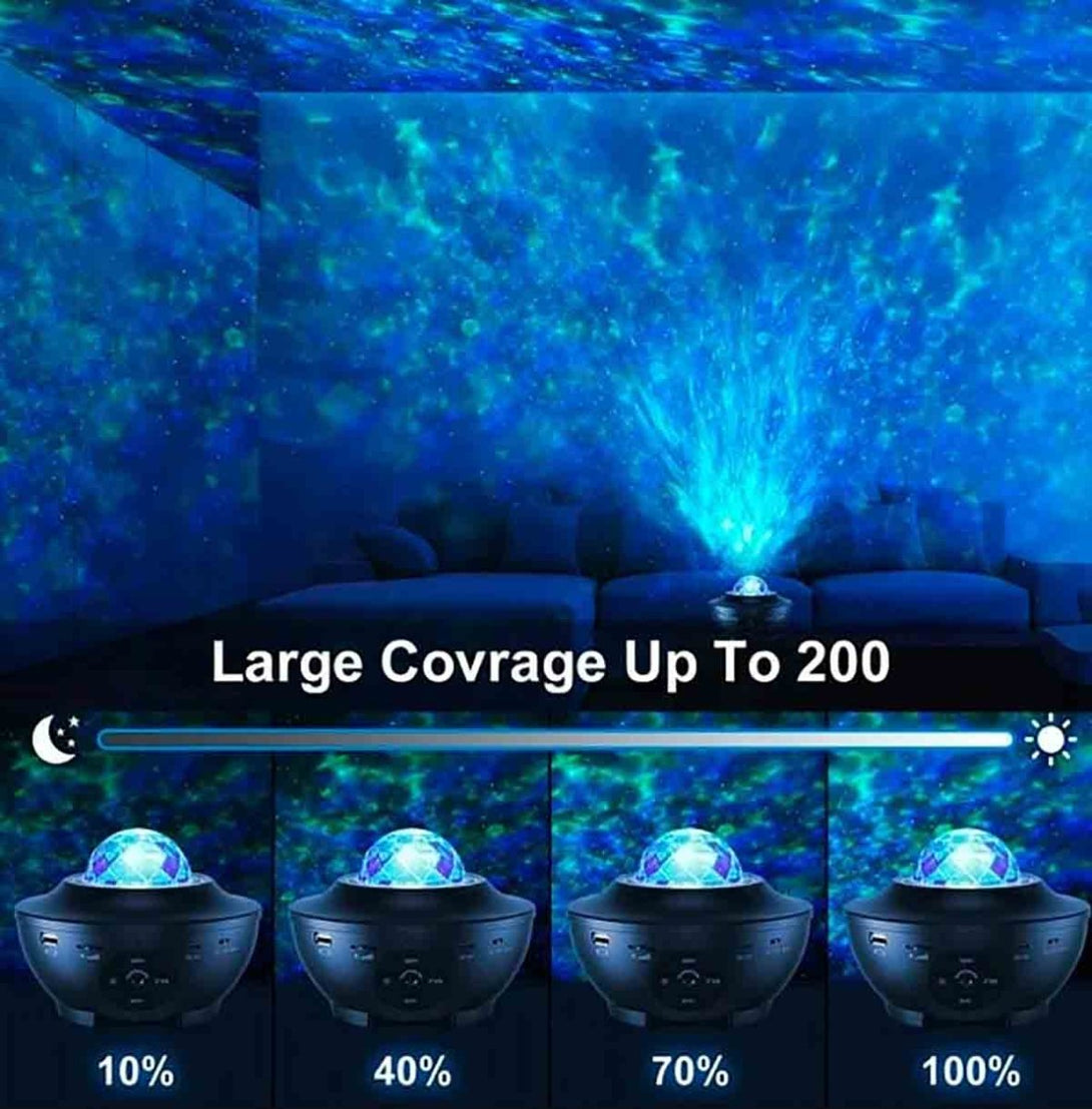 Galaxy Projector Star Projector Night Light for Bedroom with Remote Phone APP Control - Tootooie