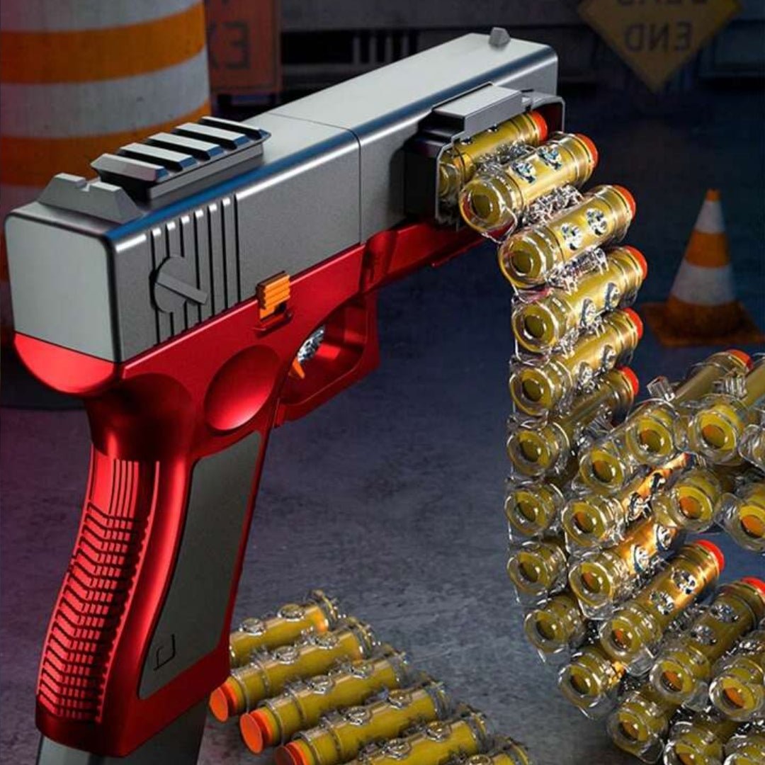 Glock 20 Soft Foam Bullet Rotating Spray Explosion Toy Pistol Gun for Kids - Tootooie
