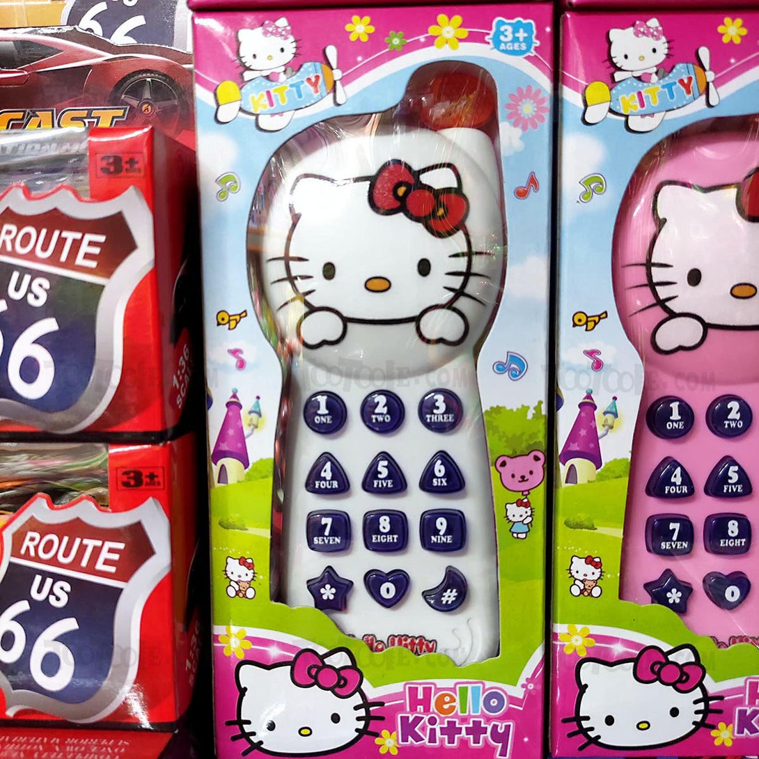 Hello Kitty Musical Baby Phone with Lights and Sound for Kids - Tootooie