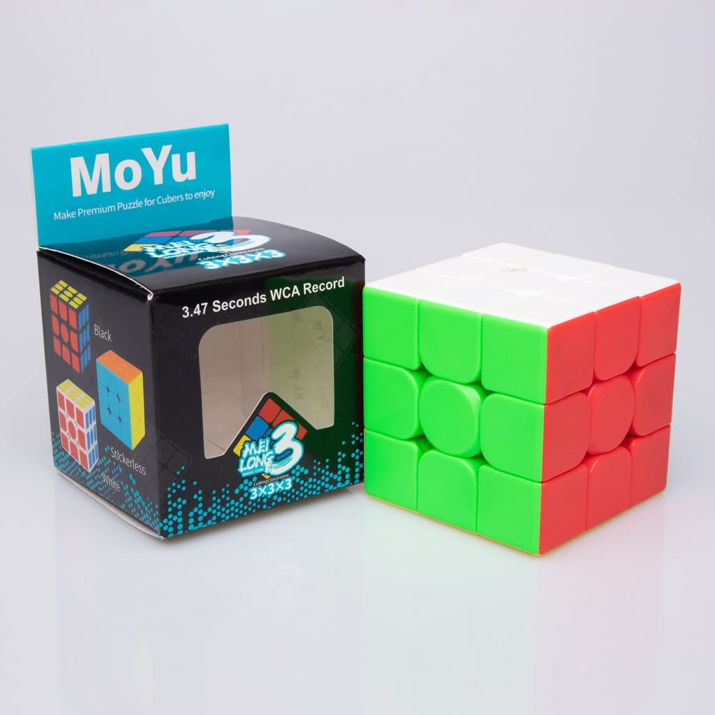 High Speed Stickerless Rubik Educational Puzzle Cube Toy for Kids - Tootooie