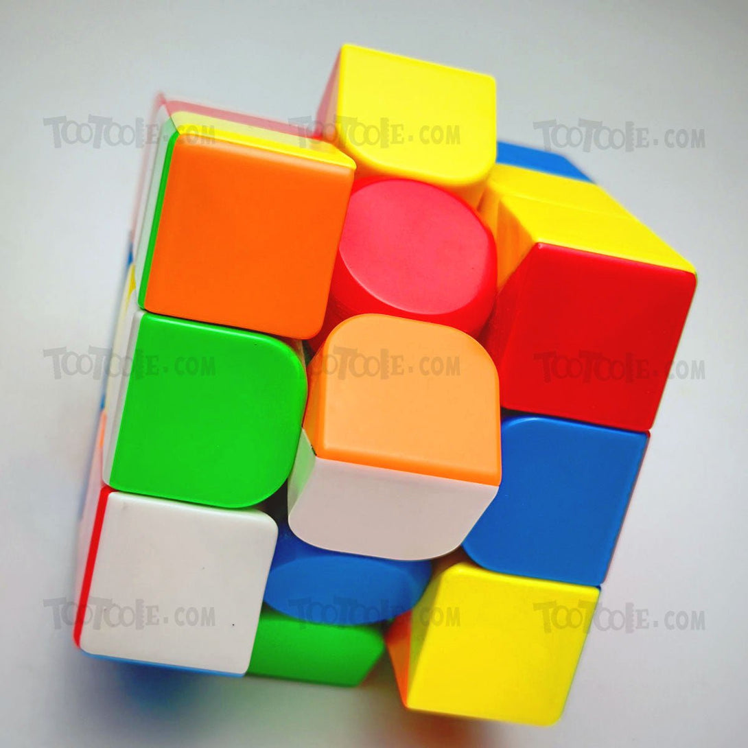 High Speed Stickerless Rubik Educational Puzzle Cube Toy for Kids - Tootooie