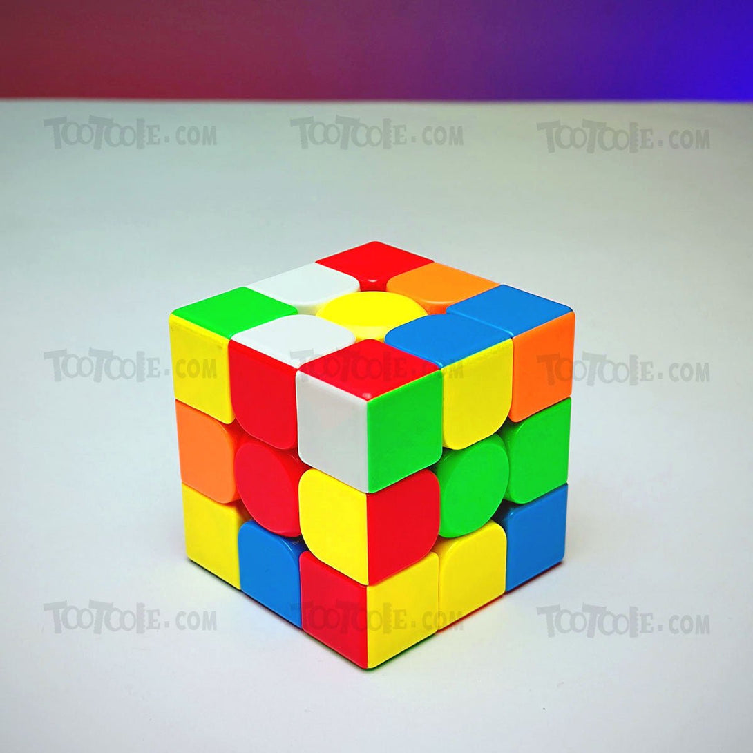 High Speed Stickerless Rubik Educational Puzzle Cube Toy for Kids - Tootooie