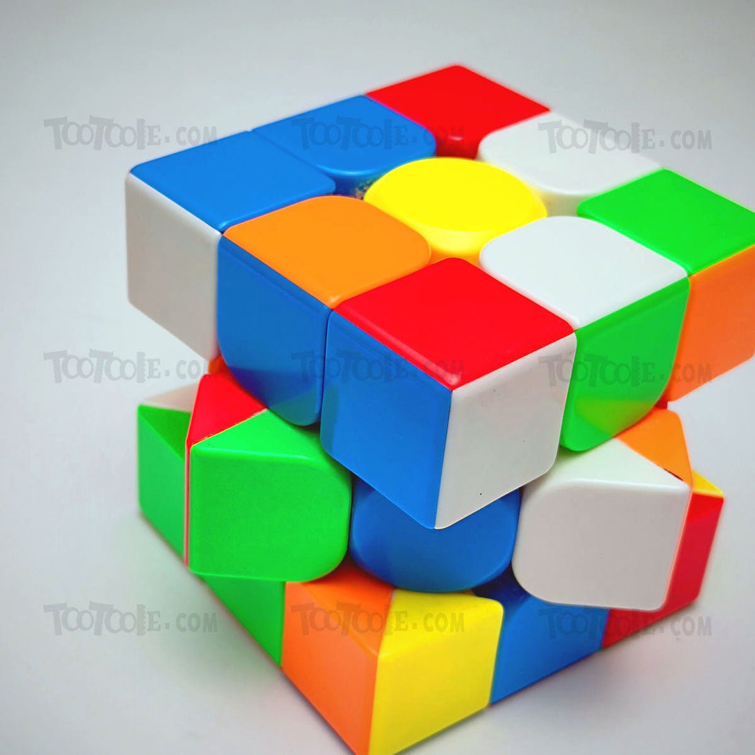 High Speed Stickerless Rubik Educational Puzzle Cube Toy for Kids - Tootooie