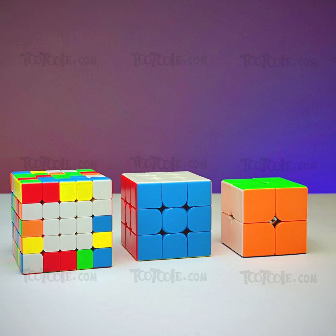 High Speed Stickerless Rubik Educational Puzzle Cube Toy for Kids - Tootooie