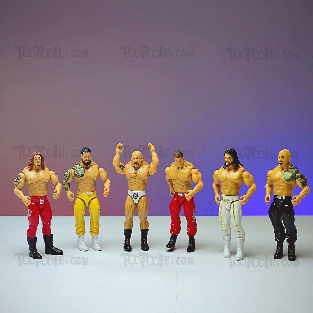 HotBlood - Ultimate Warrior Set of 6 Wrestlers for Kids - Tootooie