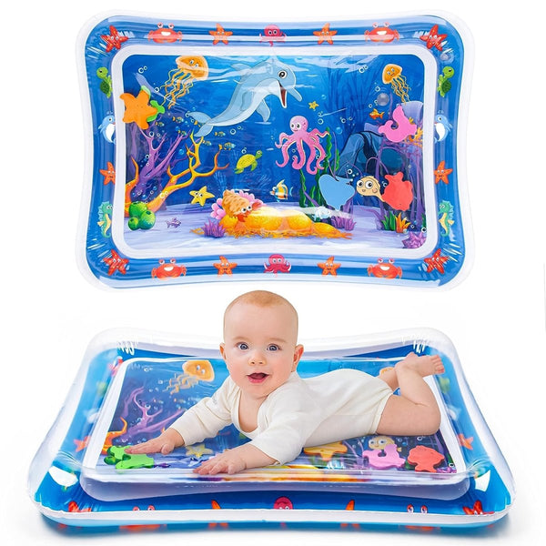 Inflatable Water Baby Fun Play Mat for Babies Infants Toddlers for Tummy Time - Tootooie
