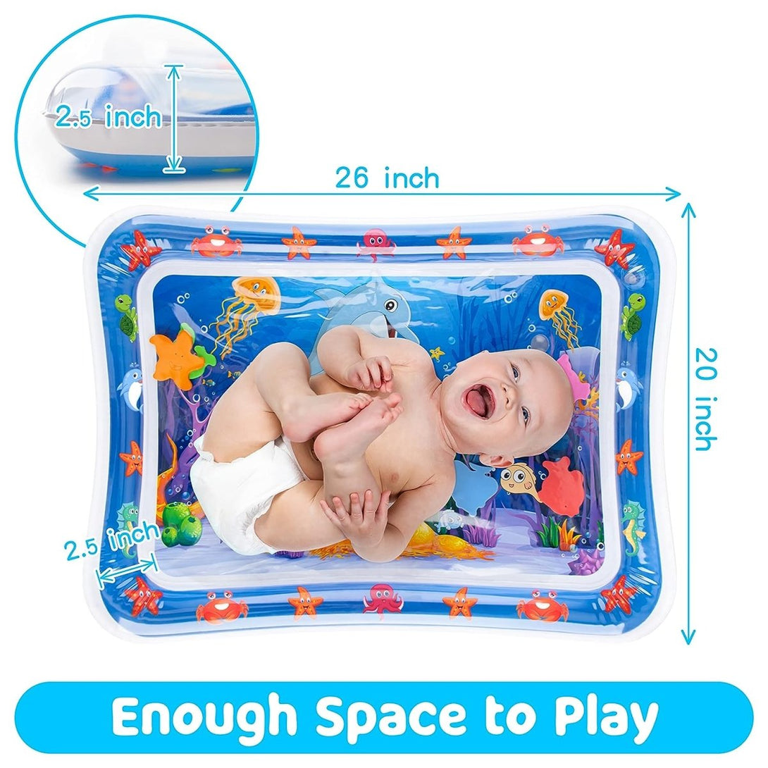 Inflatable Water Baby Fun Play Mat for Babies Infants Toddlers for Tummy Time - Tootooie