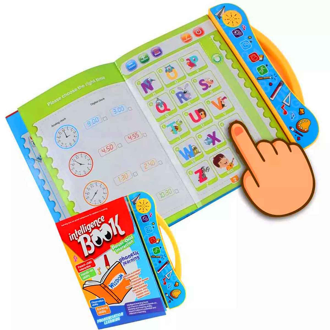Intelligent Learning Kids Baby Book English Letters Music Animals Phonetic Educational Book - Tootooie