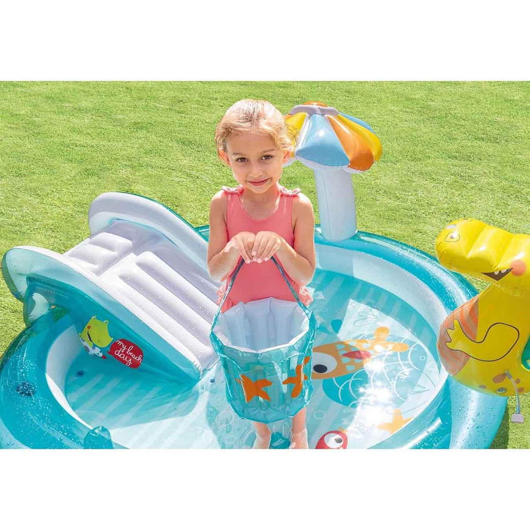 Intex Gator Inflatable Pool Play Center For Kids - Tootooie