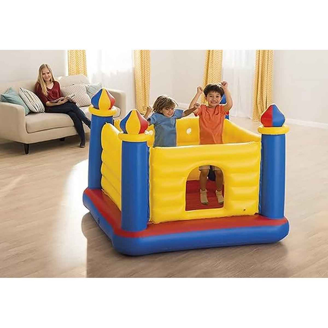 Intex Inflatable Jump-O-Lene Kids Ball Pit Castle Bouncer - Tootooie