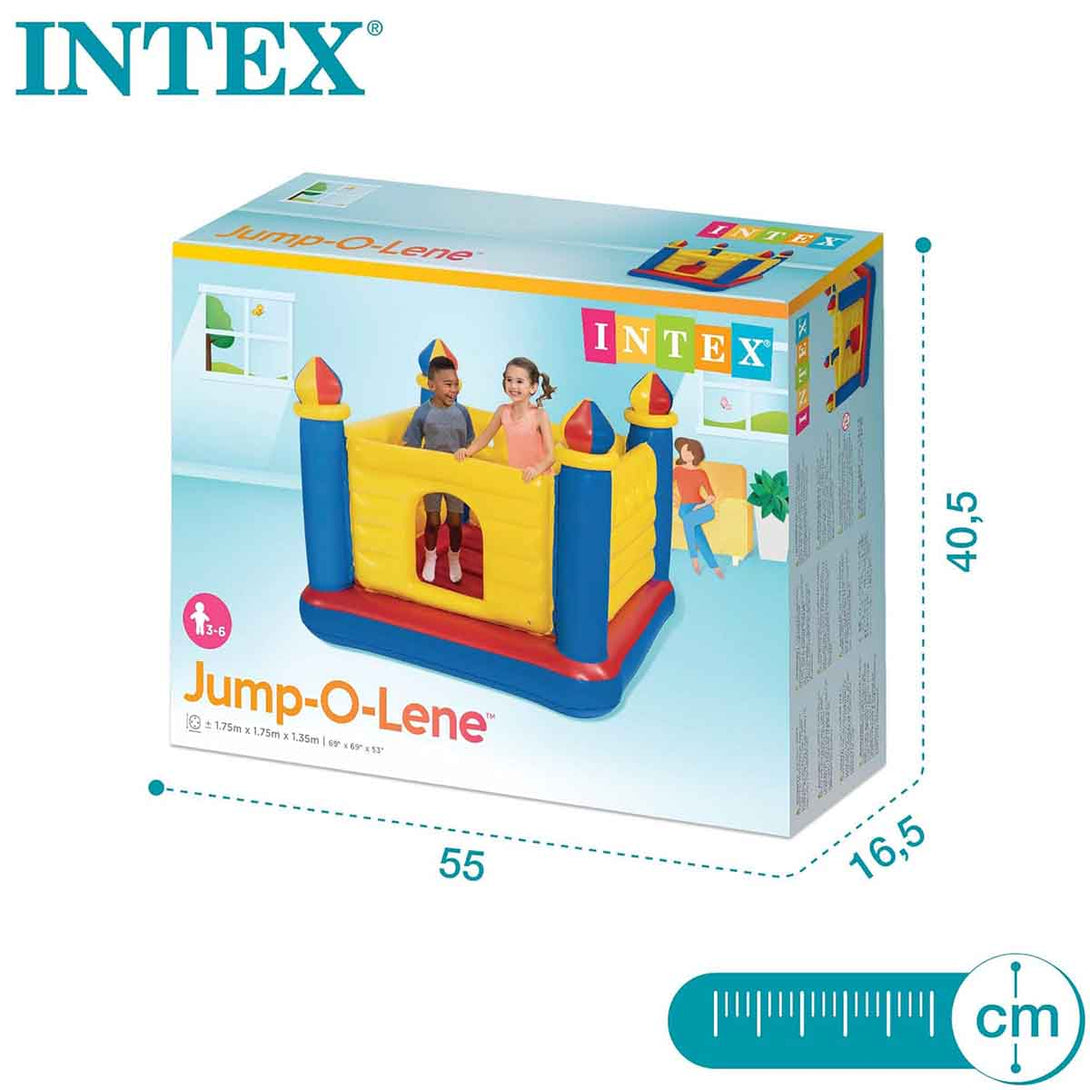 Intex Inflatable Jump-O-Lene Kids Ball Pit Castle Bouncer - Tootooie