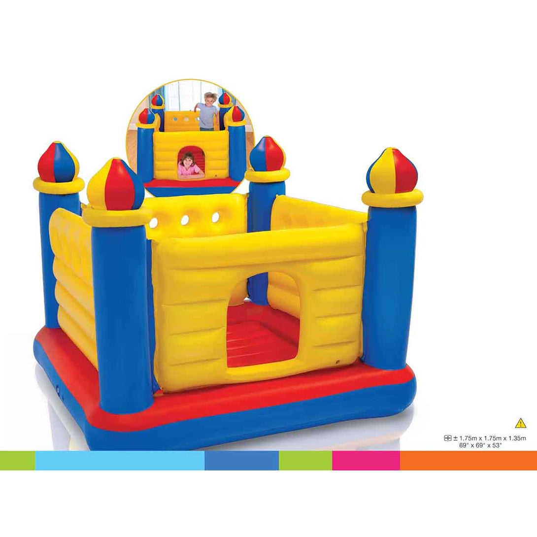 Intex Inflatable Jump-O-Lene Kids Ball Pit Castle Bouncer - Tootooie