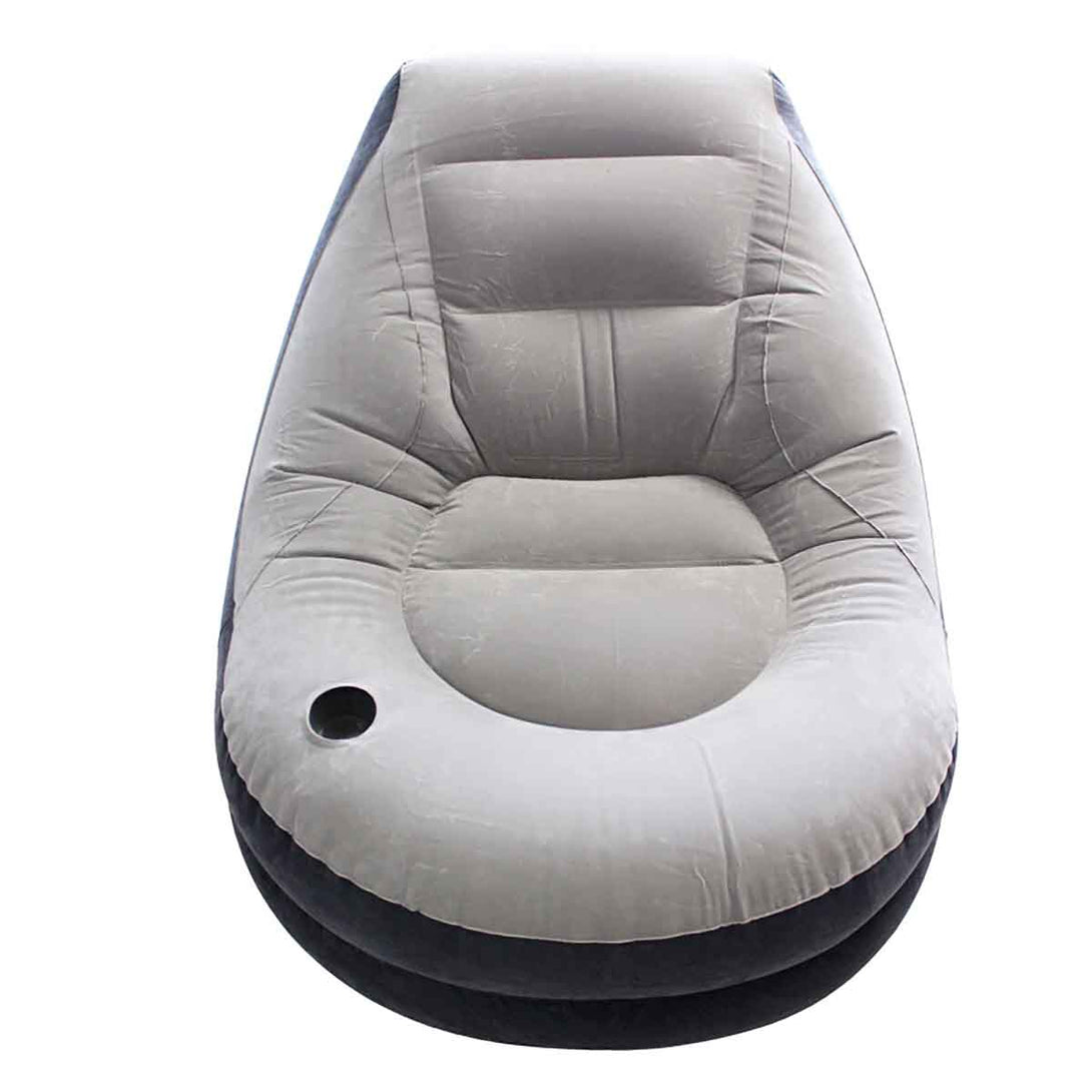 Intex Inflatable Ultra Lounge Chair With Cup Holder And Ottoman Set - Tootooie