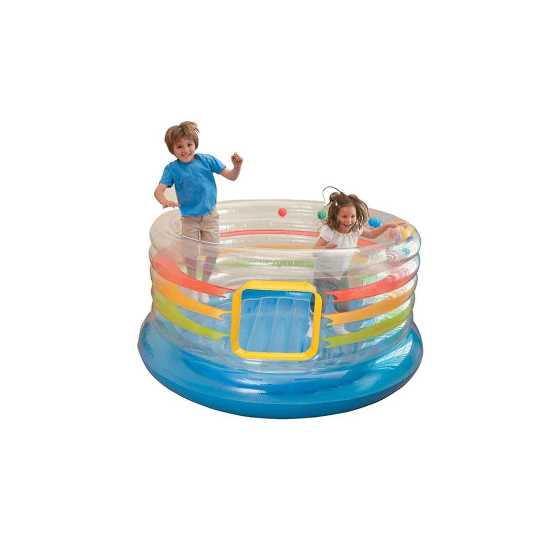 Intex Jump-O-Lene Transparent Ring Inflatable Bouncer - Tootooie