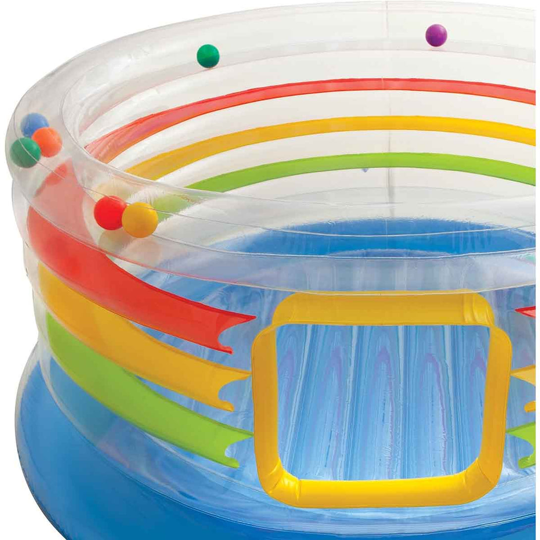 Intex Jump-O-Lene Transparent Ring Inflatable Bouncer - Tootooie