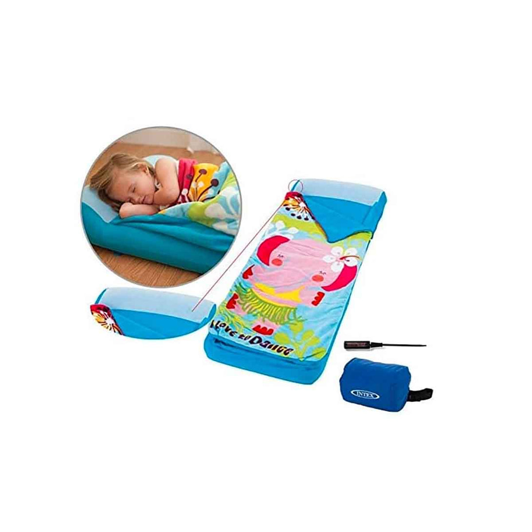 Intex Kids Travel Airbed With Carry Bag and Manual Air Pump - Tootooie