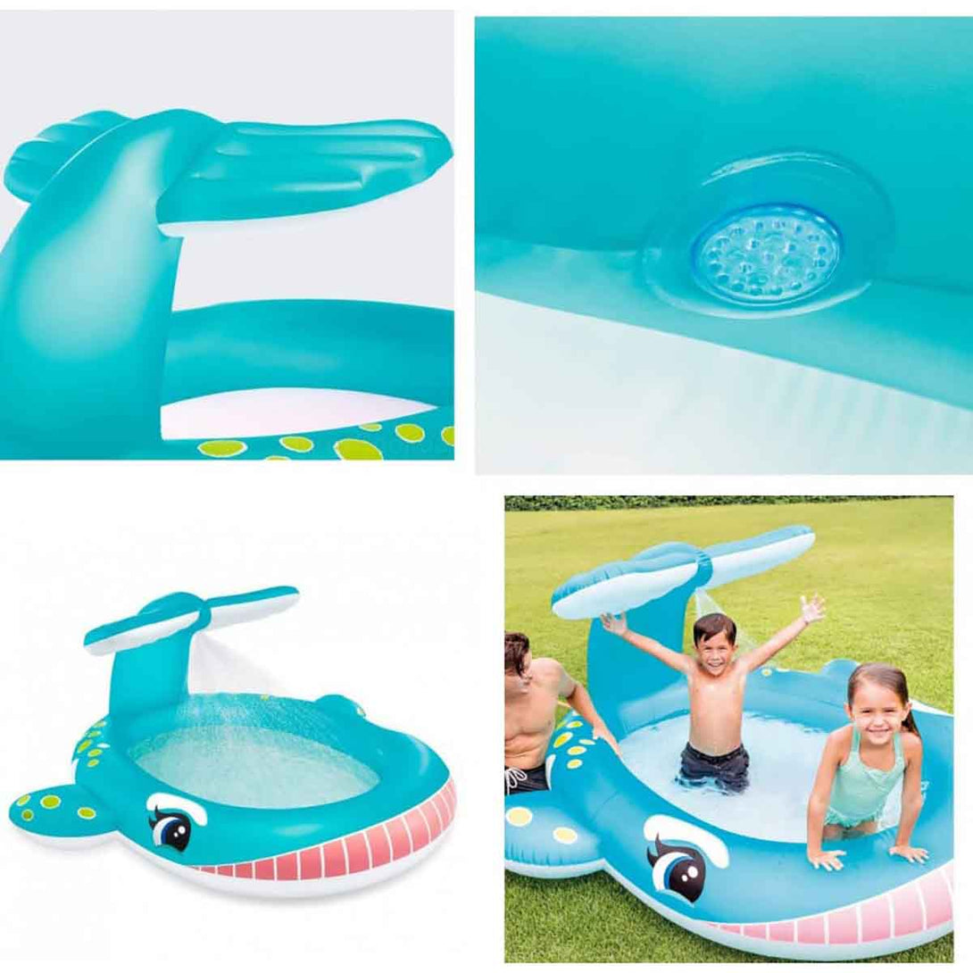INTEX Whale Spray Pool Center For kids - Tootooie