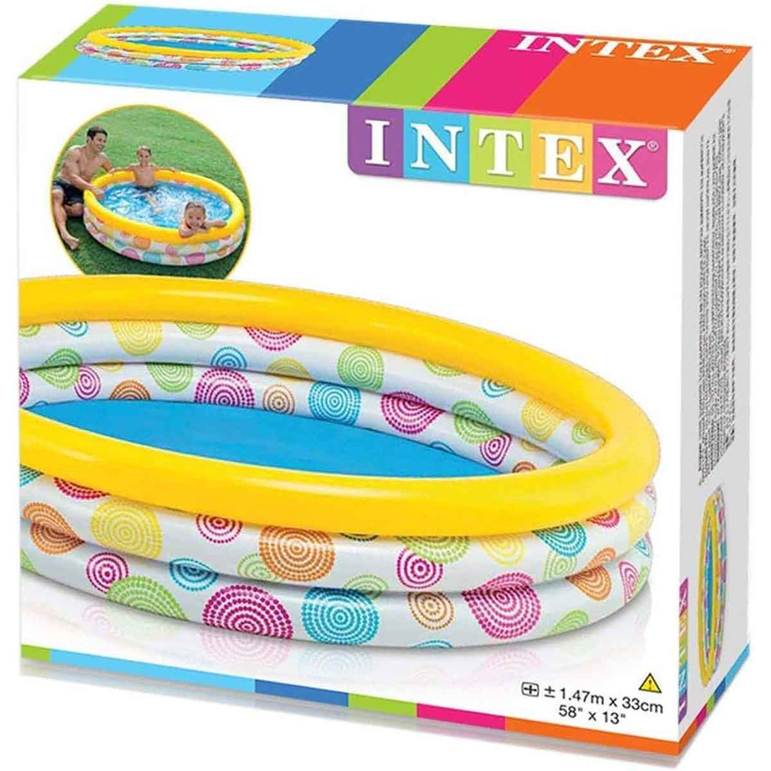 Intex Wild Rainbow Ombre Geometry Pool For Kids - Tootooie