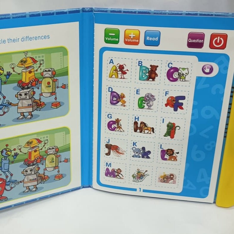 Learning Baby Book English Letters Music Animals Phonetic Educational Book - Tootooie