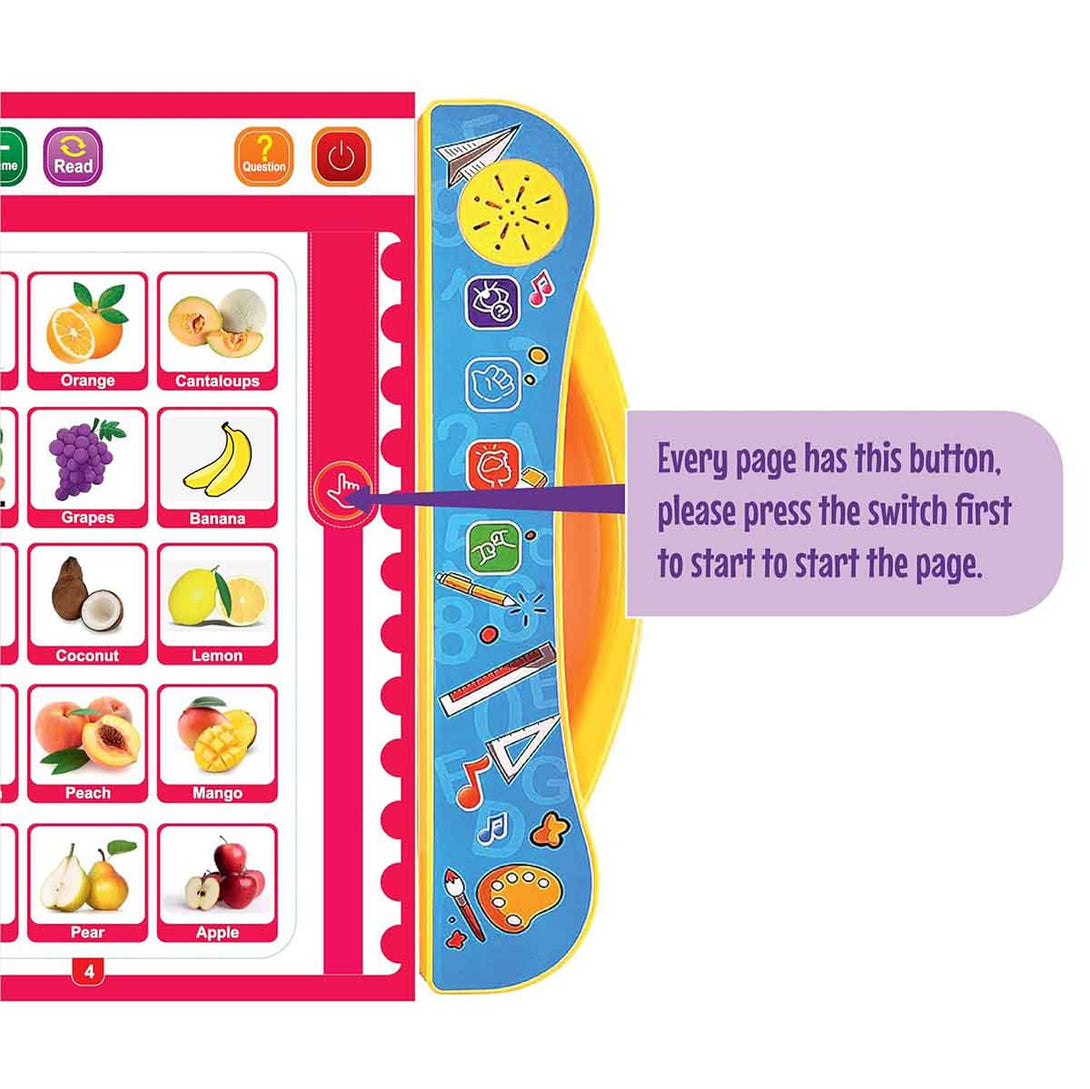 Learning Baby Book English Letters Music Animals Phonetic Educational Book - Tootooie