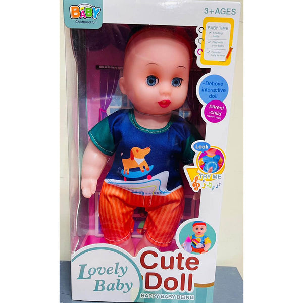 Lovely Baby Happy Cute Doll Toy for Kids - Tootooie