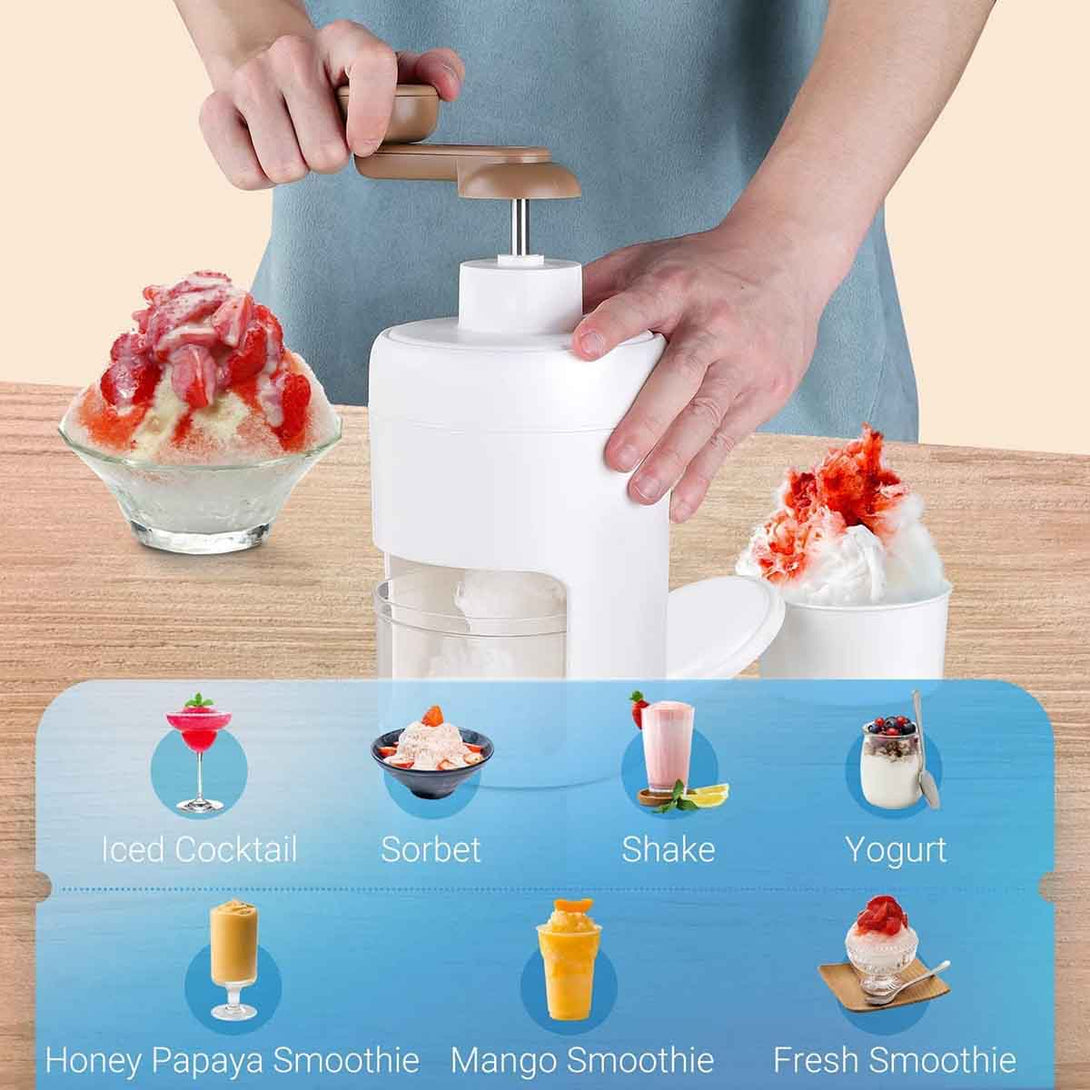 Manual Ice Shaver Machine Snow Cone Machine - Tootooie