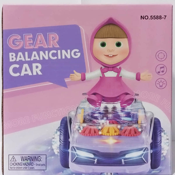 Masha 360 3D Lights Doll Balance Car - Tootooie