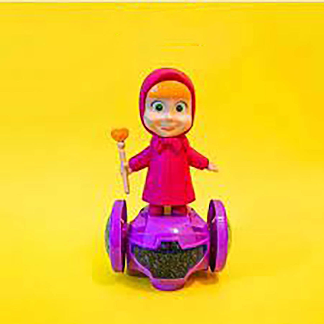 Masha 360 3D Lights Doll Balance Car - Tootooie