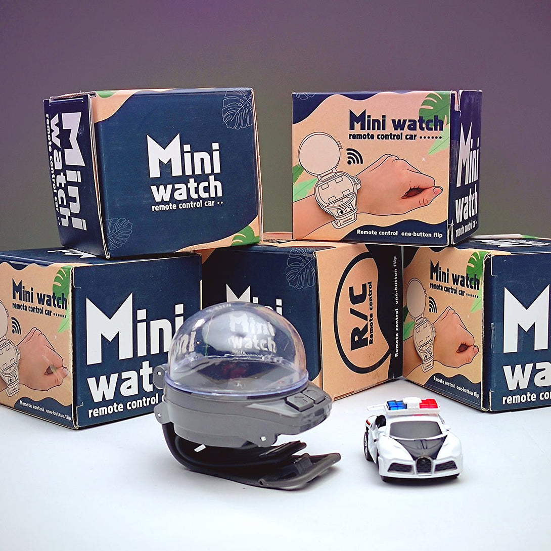 Mini Remote Control Car Wrist Watch Toy for Kids - Tootooie