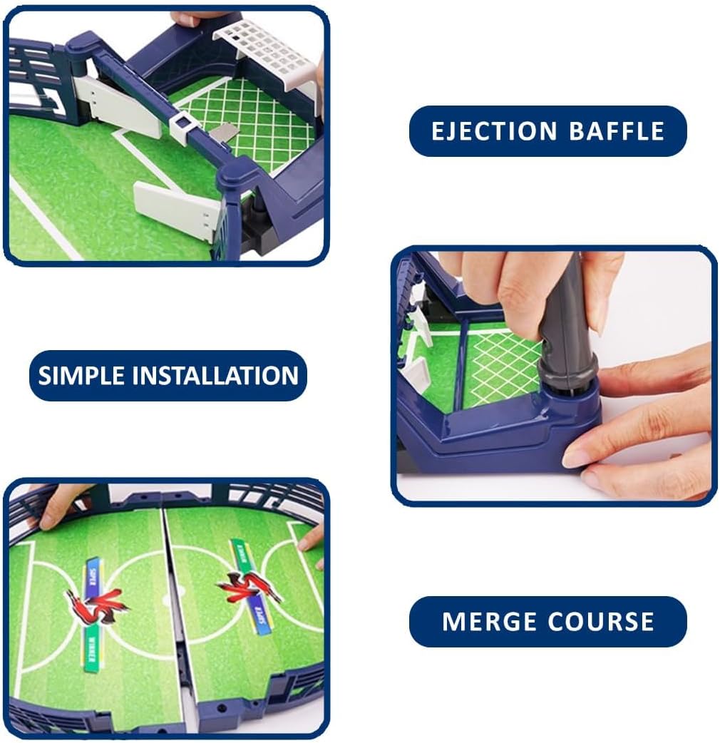 Mini Tabletop Football 2-Player Party Interactive Soccer Game Toy Gift for Kids - Tootooie