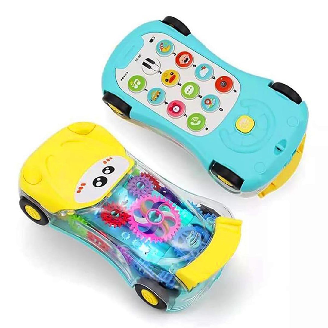 Mini Transparent Mobile Phone Car Toy for Kids - Tootooie