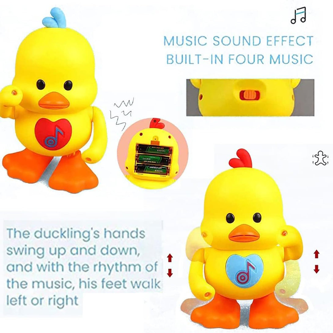 Music Dancing Duck Battery Operated Toy for Kids - Tootooie