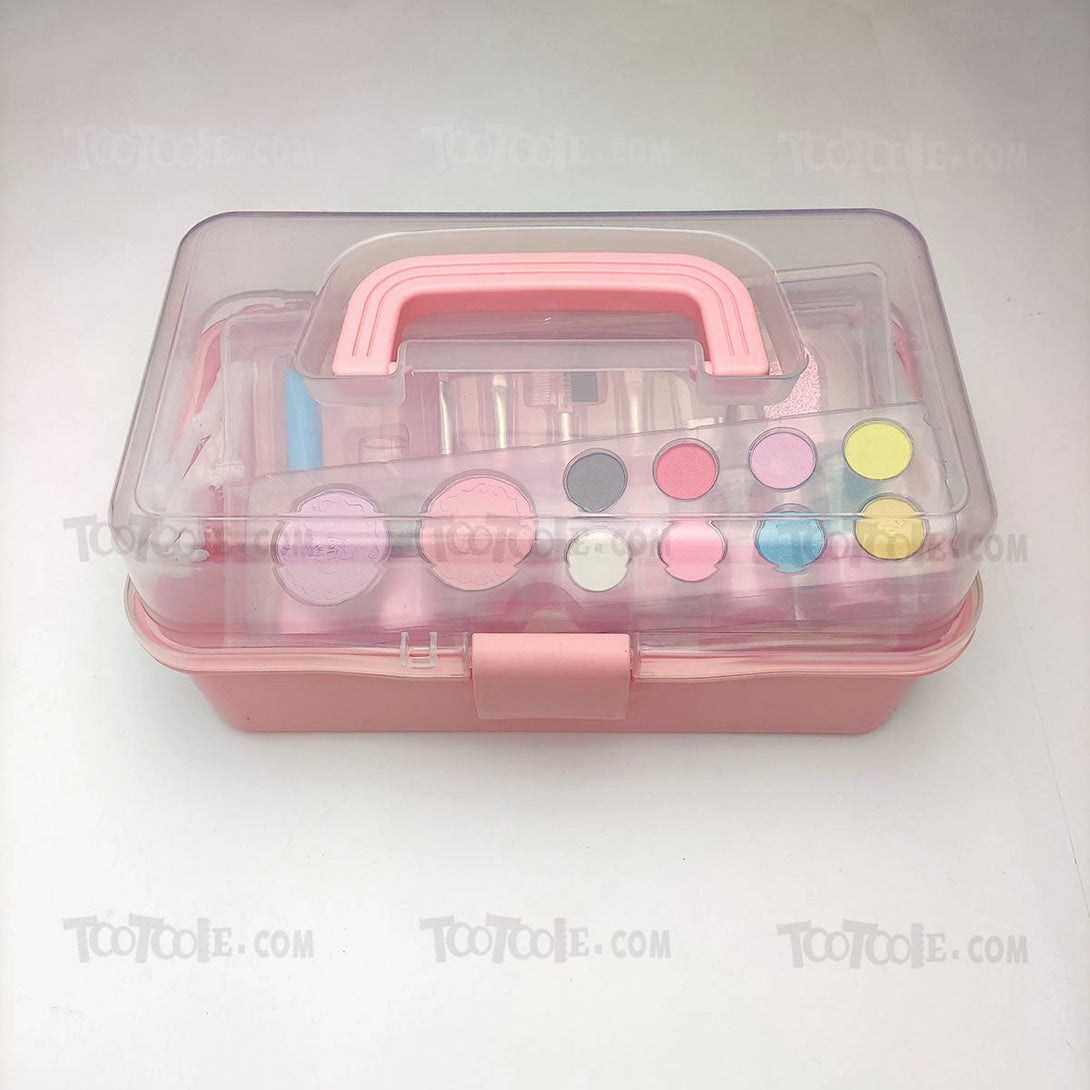 OFF DUTY Foldable Makeup Box Washable Beauty Cosmetic Set for Girls B - Tootooie