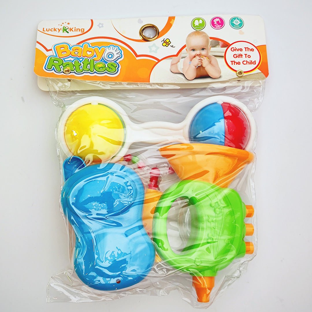 Pack of 4 Lucky King Baby Rattling Toys 01 - Tootooie