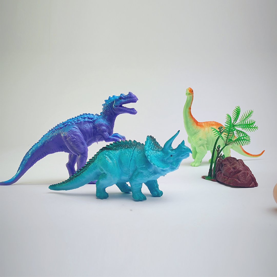 Pack of 6 Colourful Soft-Edged Dinosaurs 01 - Tootooie