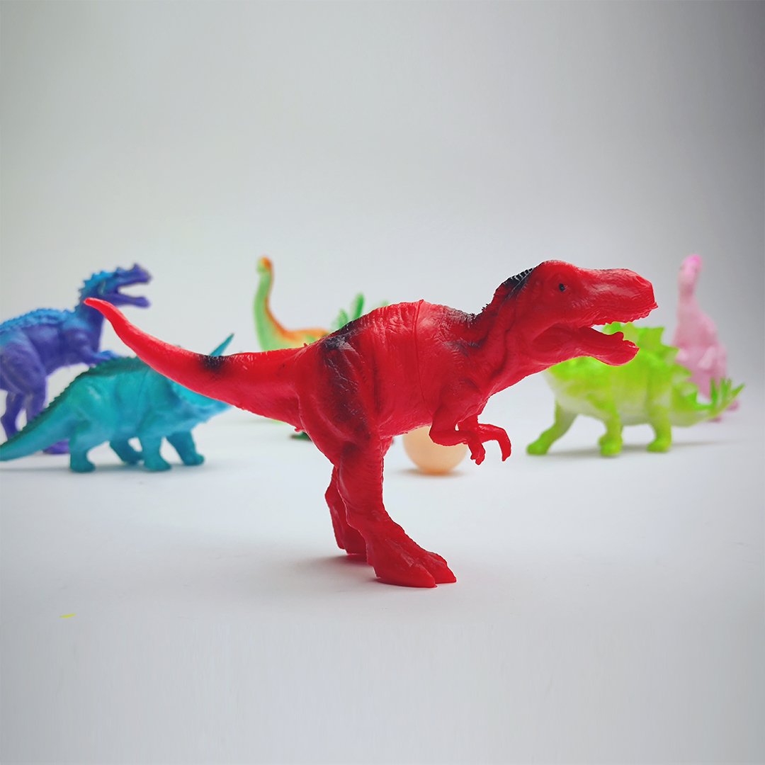 Pack of 6 Colourful Soft-Edged Dinosaurs 01 - Tootooie