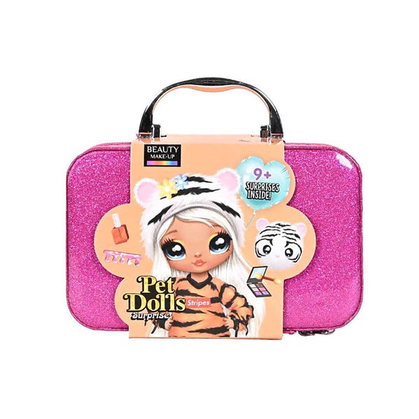 Pet Dolls Surprise Portable non Toxic Makeup Set Kit Vanity Dress up Toy for Girls - Tootooie