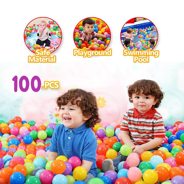 Plastic Colourful Balls For Tents Amazing Colours Fun Experience for Toddlers Kids - Tootooie