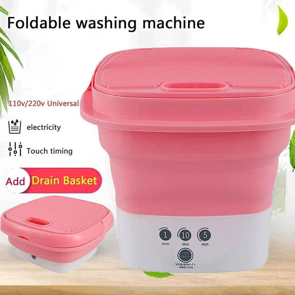 Portable Mini Foldable Washing Machine Electric for Kids Clothes Washing - Tootooie