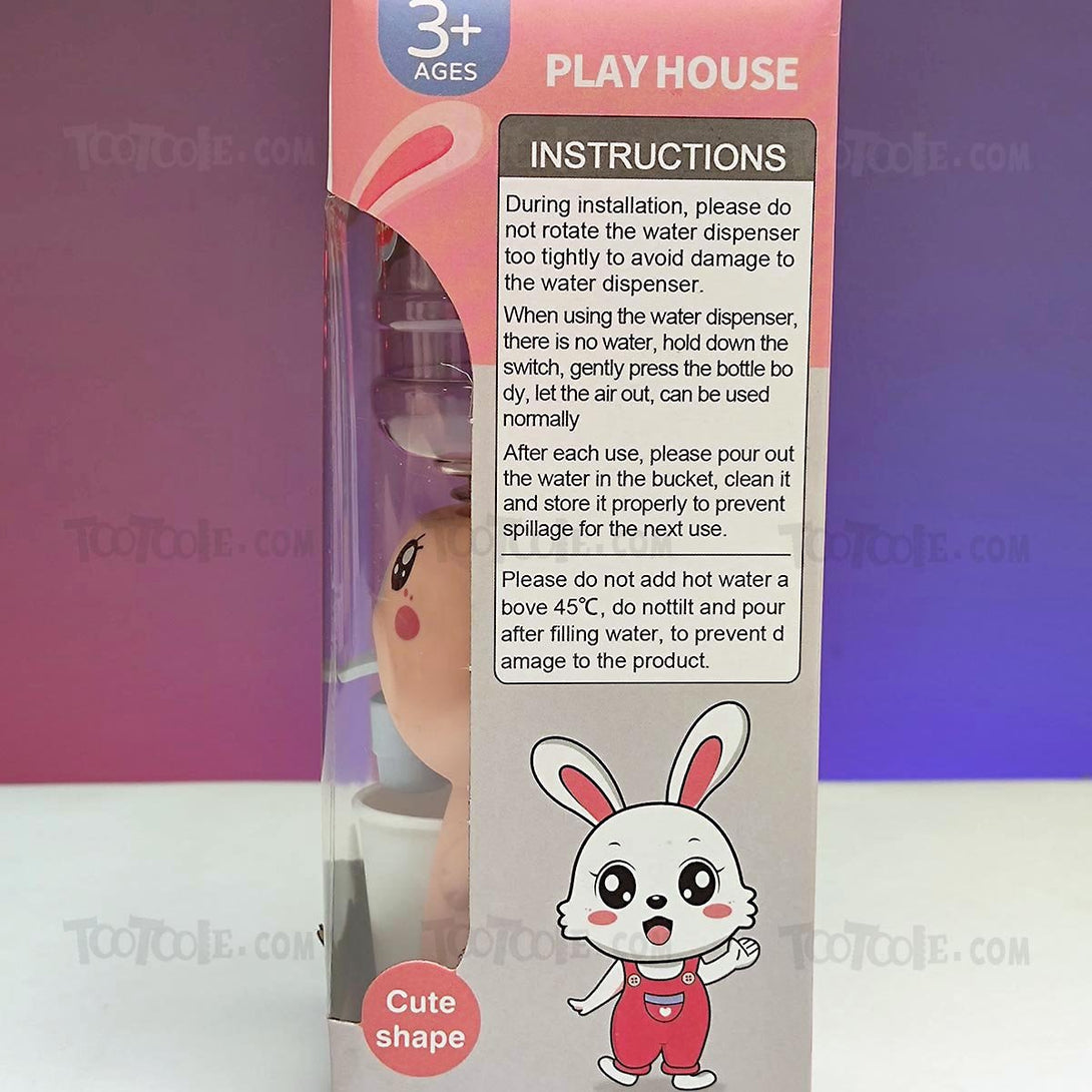 Rabbit Water Dispenser Fountain Simulation Cartoon Toy For Kids - Tootooie