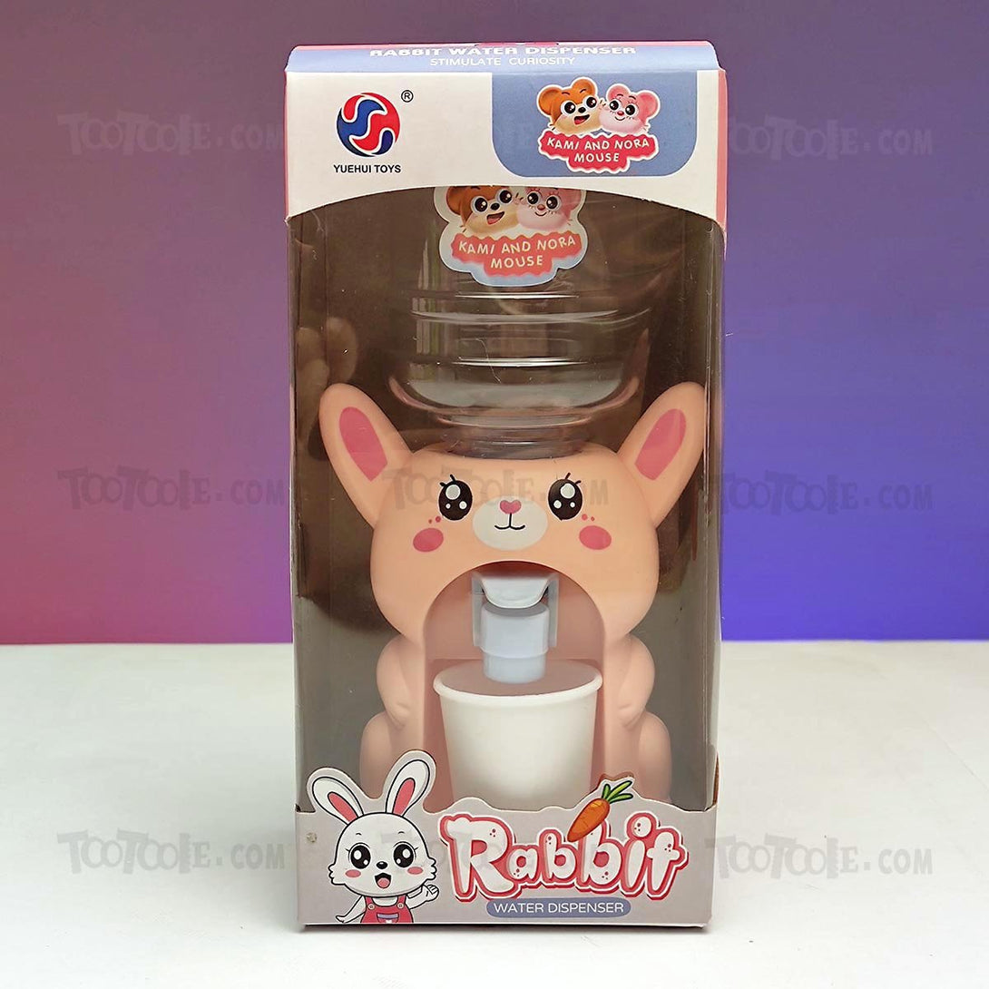 Rabbit Water Dispenser Fountain Simulation Cartoon Toy For Kids - Tootooie