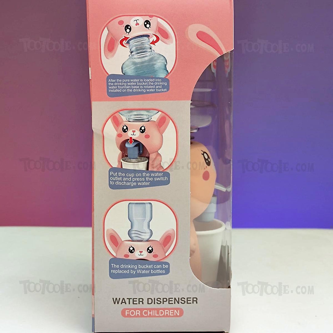 Rabbit Water Dispenser Fountain Simulation Cartoon Toy For Kids - Tootooie