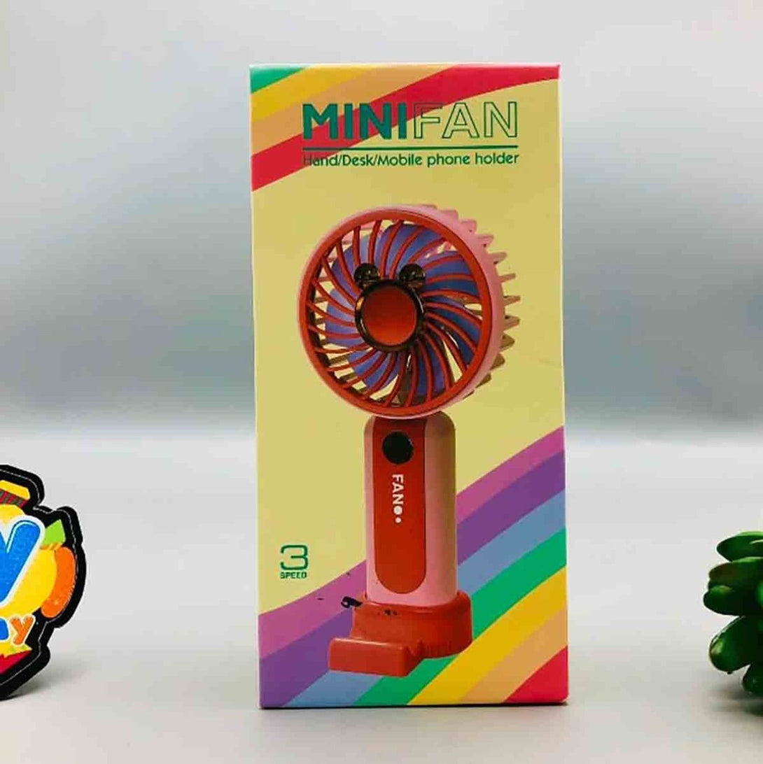 Rechargeable Mini Handheld Fan With Phone Holder - Tootooie