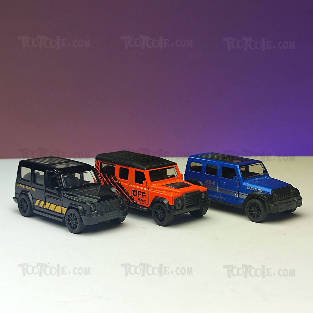 Rubocon Metal 1:64 Jeep SUV Pull Back Car Model for kids - Tootooie