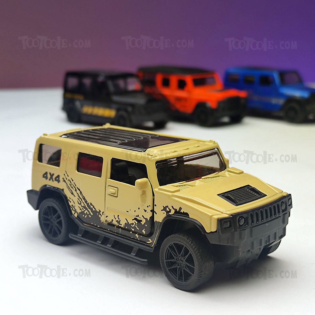 Rubocon Metal 1:64 Jeep SUV Pull Back Car Model for kids - Tootooie