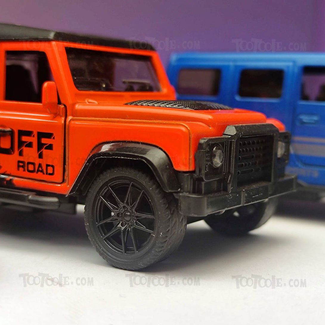 Rubocon Metal 1:64 Jeep SUV Pull Back Car Model for kids - Tootooie