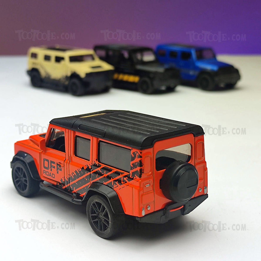 Rubocon Metal 1:64 Jeep SUV Pull Back Car Model for kids - Tootooie