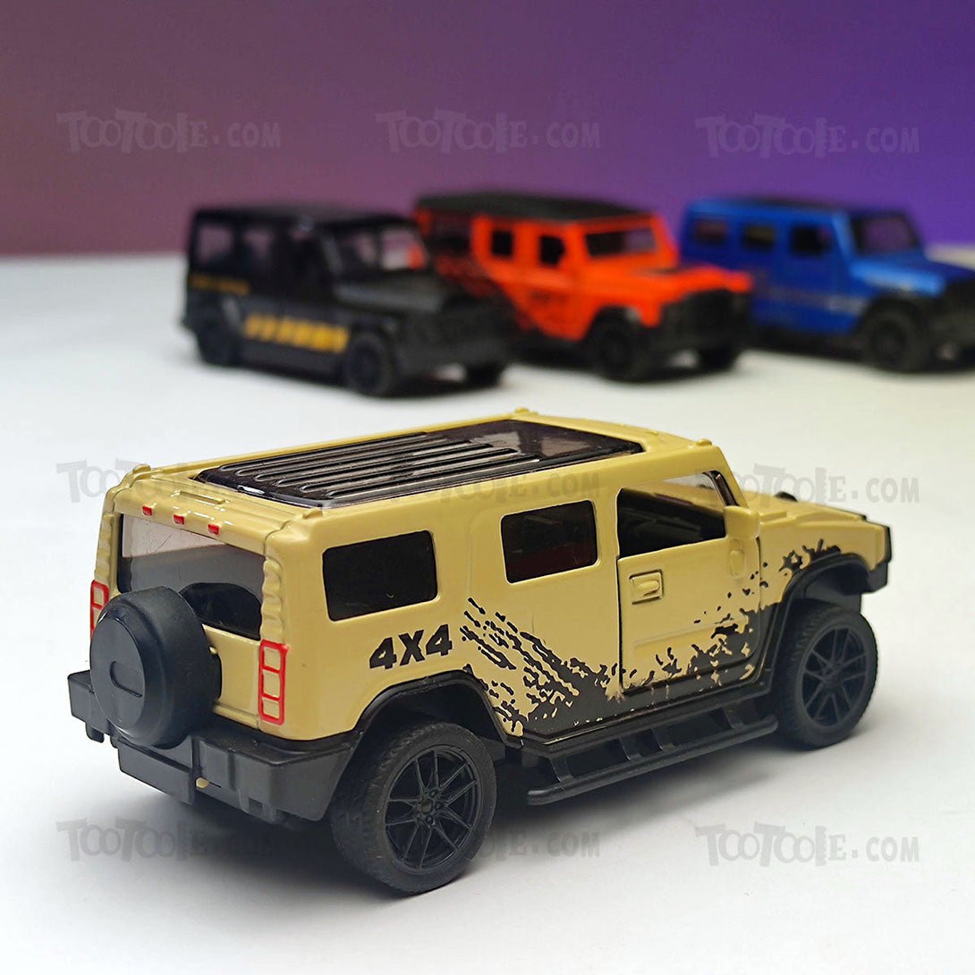 Rubocon Metal 1:64 Jeep SUV Pull Back Car Model for kids - Tootooie