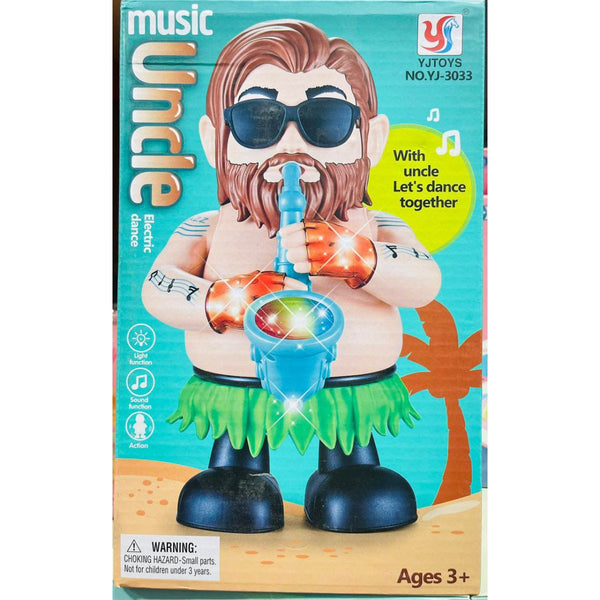 Saxophone Uncle Doll Dancing With Music Lights Toy YJ - Tootooie