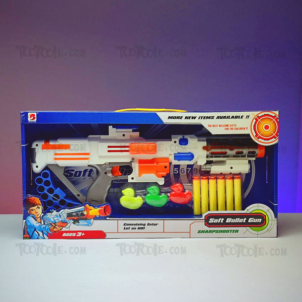 Soft Bullet Blaster Gun Sharp Shooter Gun Toys for Kids - Tootooie